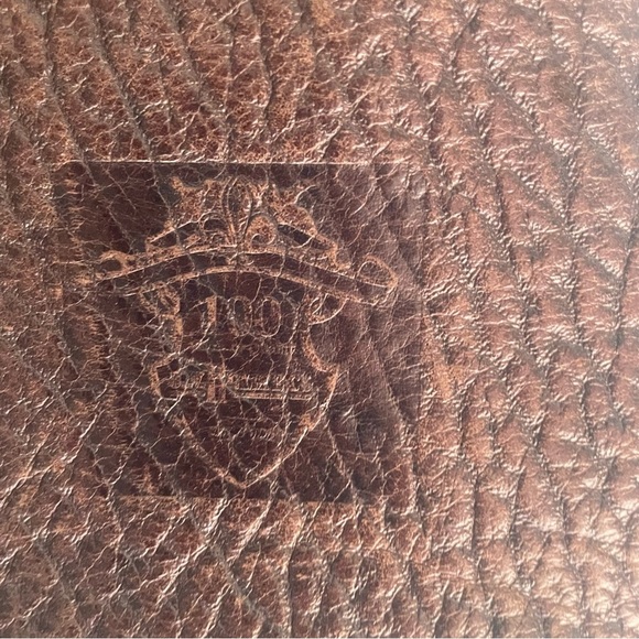 J.W. Hulme Co. Pebbled Leather Excursion Tote Bag Double Pocket Backpack Unisex - Picture 5 of 16